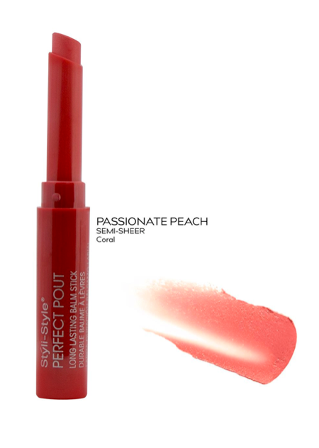 Styli Style Perfect Pout Long Lasting Balm Stick - Passionate Peach (LPP006) - ADDROS.COM